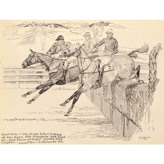 Art Sz: 9 1/2"H x 12 1/2"W 1933 Proof Plate for 'Spills and Thrills' Published by Charles Scribner's Sons New York 1933