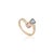 Pink & Blue Toi Et Moi 1 Carat Sapphire Ring in 14k Yellow Gold Size 9 For Sale - Image 4 of 15