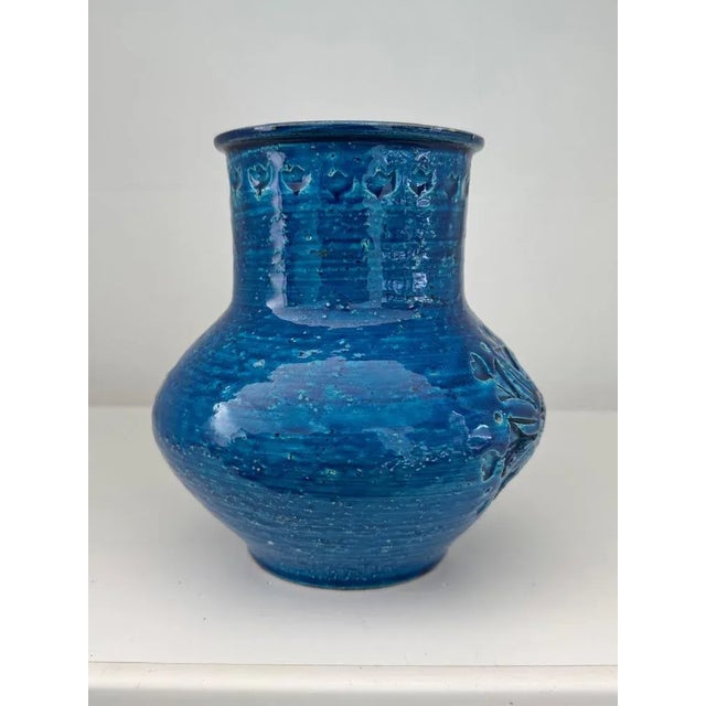 Bitossi Italian Glazed Ceramic Vase by Aldo Londi for Bitossi, 1960s For Sale - Image 4 of 10
