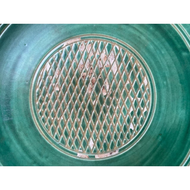 Mid-Century Danish Haunsø Keramik Emerald Green Pottery Bowl, Scandinavian Pottery, Made in Denmark For Sale - Image 12 of 15