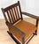 Wood Antique Arts & Crafts Quartersawn Oak Rocking Chair For Sale - Image 7 of 15