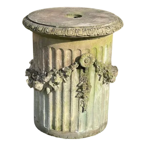 Antique Louis XVI Terracotta Column