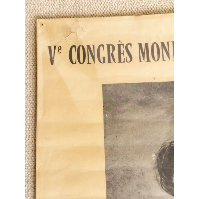 This vintage poster is a collectible advertisement for the 5th World Congress of Hispanists (V° Congrès Mondial des...