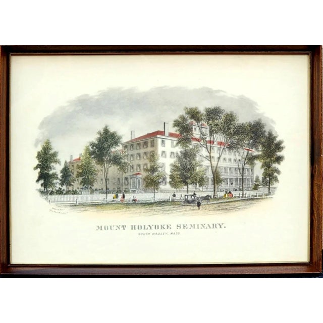 Mid 19th Century Original Currier and Ives Hand Colored Print, 19th Century, Framed. For Sale - Image 5 of 12