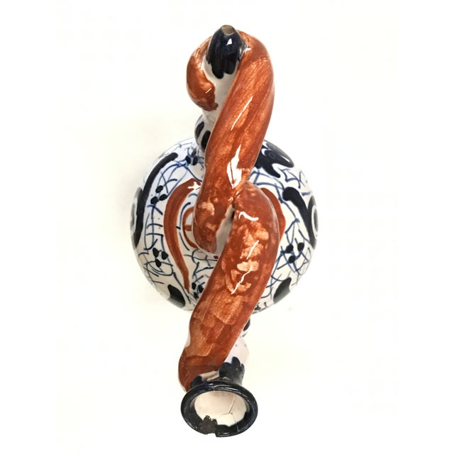 Spanish 20th Century Spanish Glazed Cruche or Pitcher, Toledo, Spain For Sale - Image 3 of 9