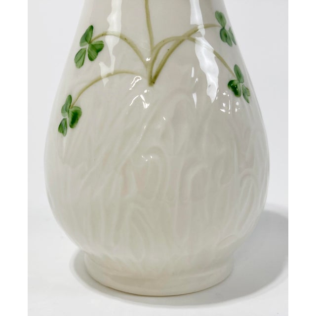 Ceramic Donegal Parian China Shamrock Vase For Sale - Image 7 of 8