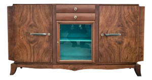 3-Door 2-Drawer Sideboard in Walnut Veneer, 1960s