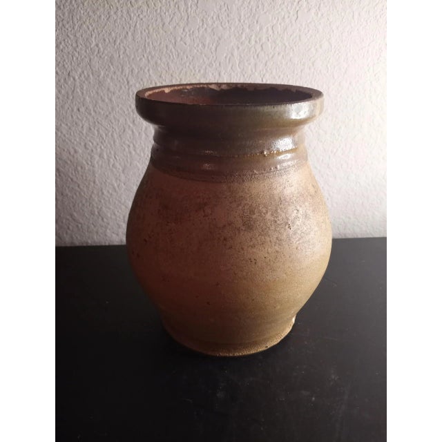 Schneckloth Artist Signed 1976 Art Studio Pottery Terracota Vase For Sale In Dallas - Image 6 of 7