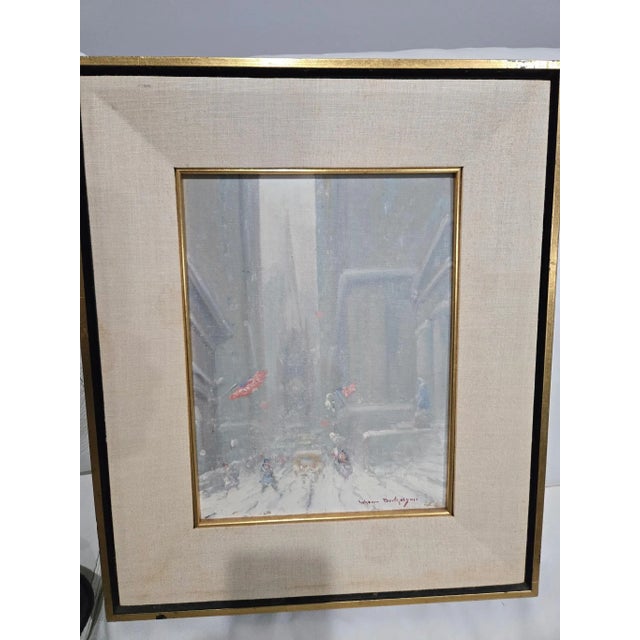 Oil Painting done by Johann Berthelsen depicting Trinity Church.