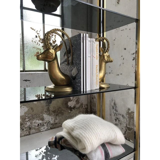 Brass Antelope Bookends, 1950s, Set of 2 For Sale - Image 9 of 18