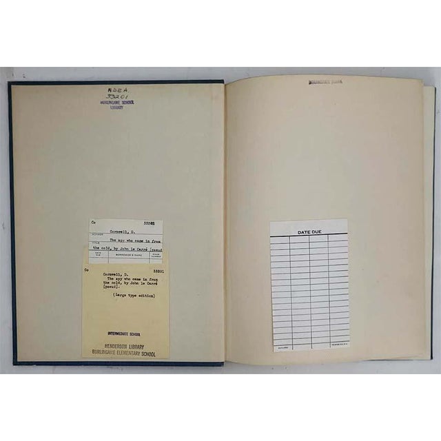 Blue The Spy Who Came in From the Cold Hardcover Large Print John Le Carré Ex-Lib Item For Sale - Image 8 of 8