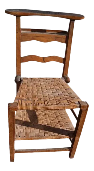 Prie Dieu Country French Rustic Chair Kneeler