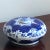 Chinoiserie Vintage Chinoiserie Blue & White Porcelain Lidded Box For Sale - Image 3 of 13