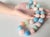 Carved Aquamarine Morganite Necklace With Sterling Silver Aquamarine Clasp For Sale - Image 10 of 10
