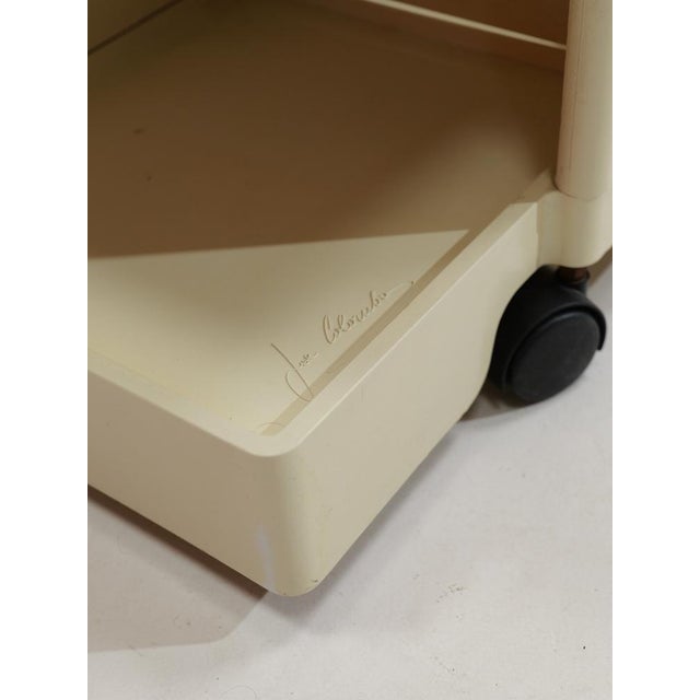 Plastic Space Age Boby Storage Trolley in White by Joe Colombo, 1970s For Sale - Image 7 of 9