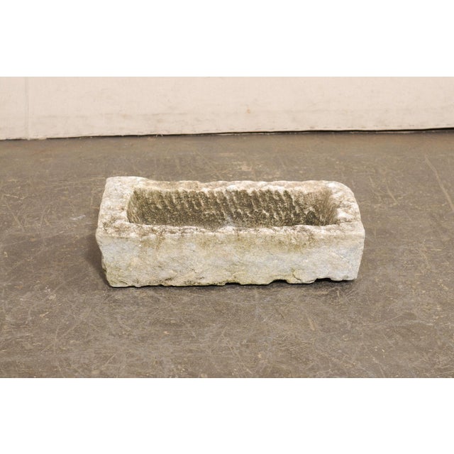 19th Century Antique Spanish Stone Basin or Planter For Sale - Image 5 of 10