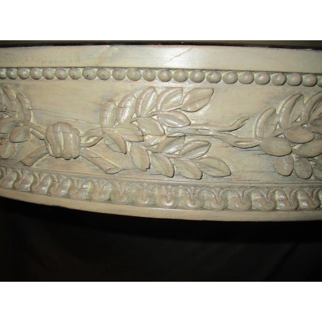 Bleached Louie XVI Style Bombay Console Table Circa 60s For Sale In New York - Image 6 of 10