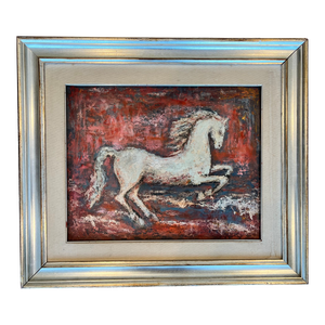 'The White Stallion' Signed by Artist