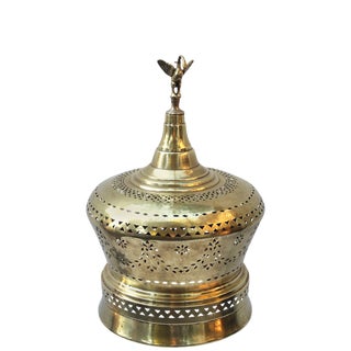 Moroccan Brass Light Pendant For Sale