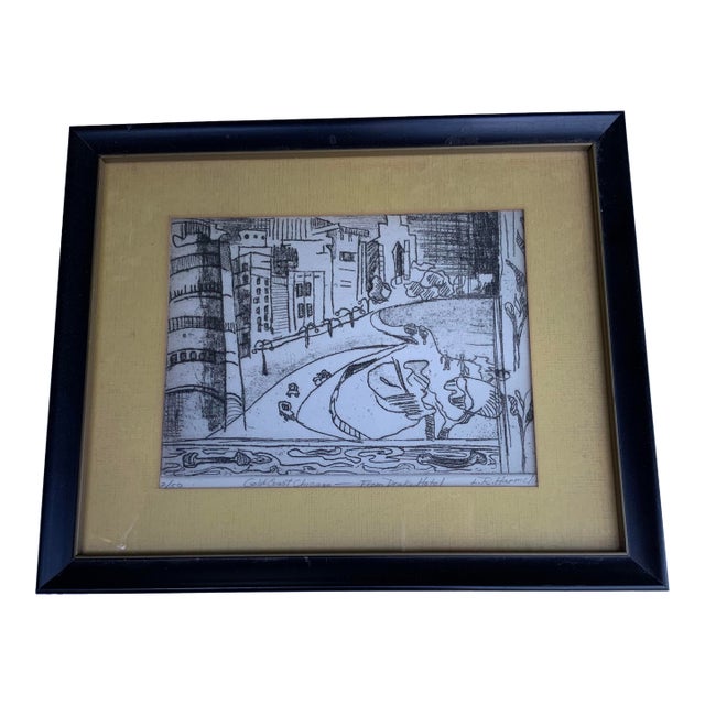 1930s L.R.Harmelin Etching For Sale