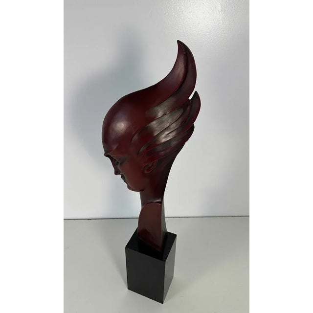 G. Cacciapuoti, Sculpture, 1930s, Wood and Stoneware For Sale - Image 10 of 12