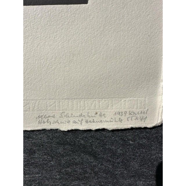 Albert Schindehütte, Artist's Edition (e.a.), 1989, Woodcut For Sale - Image 10 of 11