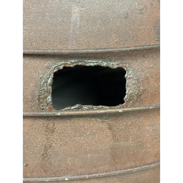 Hand Crafted Metal Skep / Beehive Form For Sale - Image 6 of 10