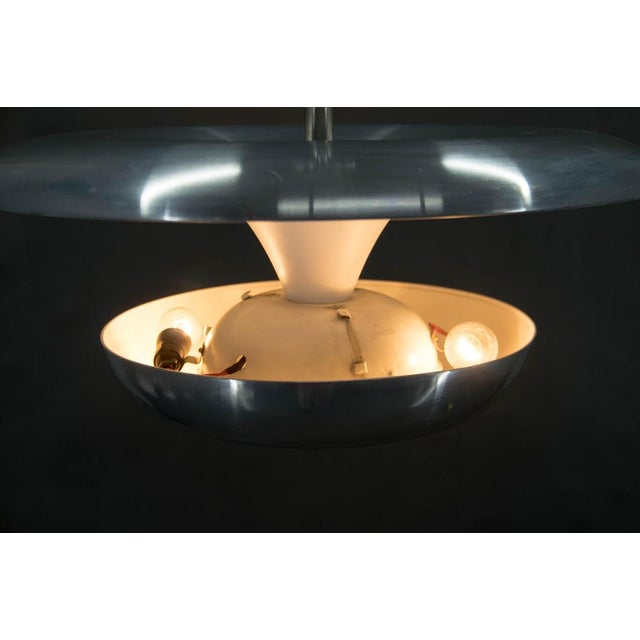 Large Bauhaus Pendant Light attributed to Ias, 1920s For Sale - Image 4 of 15