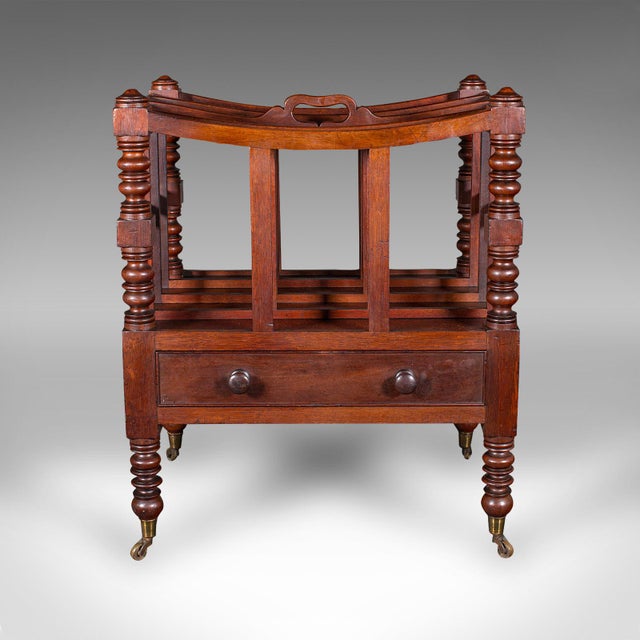 Traditional 1820's Antique 4 Division Canterbury For Sale - Image 3 of 11