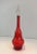 Red Glass Design Bottle, Circa 1970 For Sale - Image 6 of 13