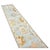 21st Century Turkish Oushak 2X10 Gold, Gray & Ivory, Handmade Runner Rug #1144115 For Sale - Image 10 of 12