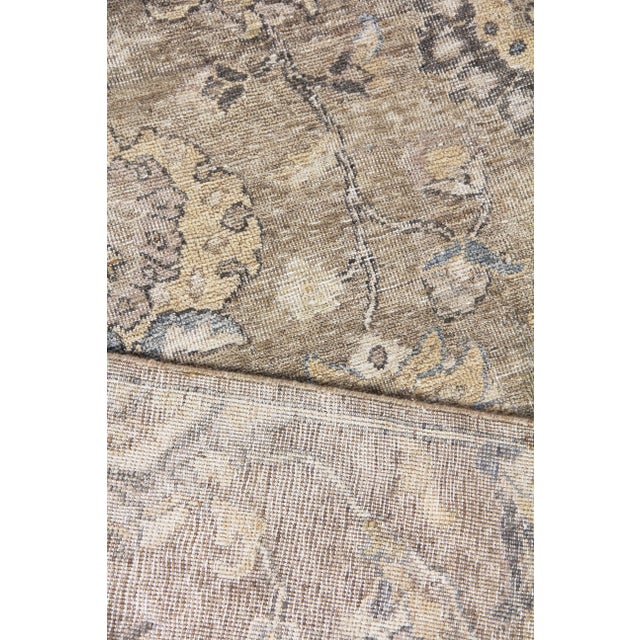 Camel Rugs Evie Hand Knotted Wool Beige & Camel - 6'x9' For Sale - Image 8 of 9