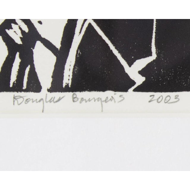 2003 "Bob" Woodcut Print by Douglas Bourgeois For Sale In Indianapolis - Image 6 of 8