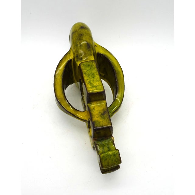 Mid-Century Italian Cubist Ceramic Fish Sculpture, 1960s For Sale - Image 6 of 16