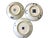 White 19th Century Daoguang Era Chinese Blue & White Floral Porcelain Plates – Set of 3 For Sale - Image 8 of 8