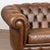 Mid 20th Century 20th Century Brown Leather Chesterfield Sofa and Two Club Chairs From Denmark (Set of 3) For Sale - Image 5 of 14