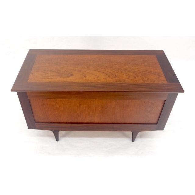 Danish Mid Century Modern Teak Hope Chest Trunk Storage MINT
