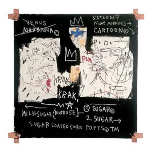 Jean Michel Basquiat Estate Fine Art Lithograph Print " Panel of Experts " 1982