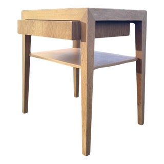Mid-Century Modern Danish Oak Nightstand by Severin Hansen for Haslev, 1960s For Sale