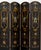 Black Victorian Style Ebonized Floor Screens, Pair For Sale - Image 8 of 10