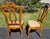 Pair 1990s Ethan Allen Tuscany Pretzel Back Dining Room Side Chairs Tuscan French For Sale - Image 10 of 12