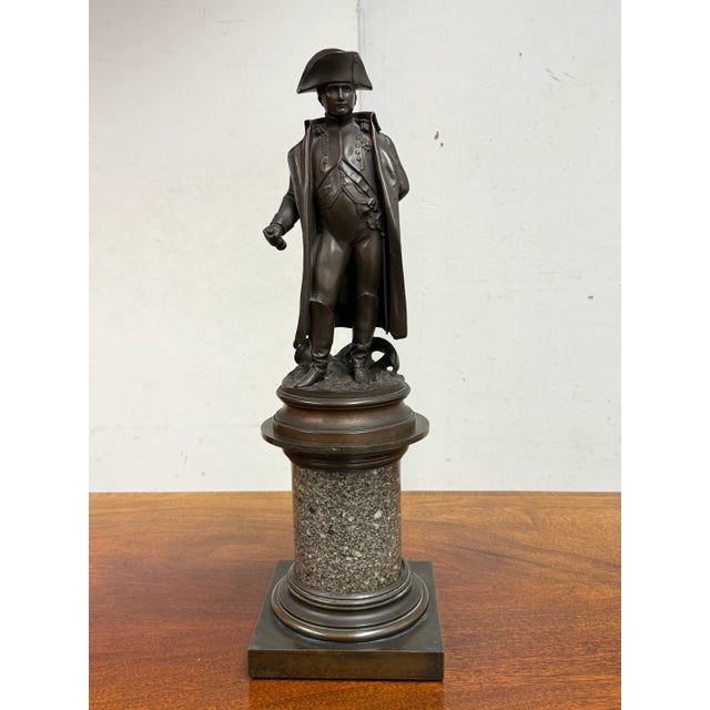 French Late 19th Century L. V. Deposee Bronze Napoleon Sculpture, Stamped For Sale - Image 3 of 12