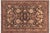 Black Art Nouveau 1990's Pak-Persian Black/Pink Wool Rug - 6'0'' X 9'3'' For Sale - Image 8 of 9