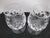 Hollywood Regency Waterford Crystal Monaghan 4 5/8" Brandy Glass Snifter Pair Unused Original Box For Sale - Image 3 of 10