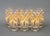 C.E. Tausch Giraffe and Monkey Glasses, each signed to lower rim, comprising: seven (7) giraffe motif highball glasses and...