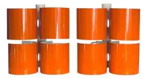 Orange Wall Lamp by Giuliano Cesari for Nucleo, 1970s