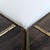 Metal Faux Bamboo Counter Stool For Sale - Image 4 of 5