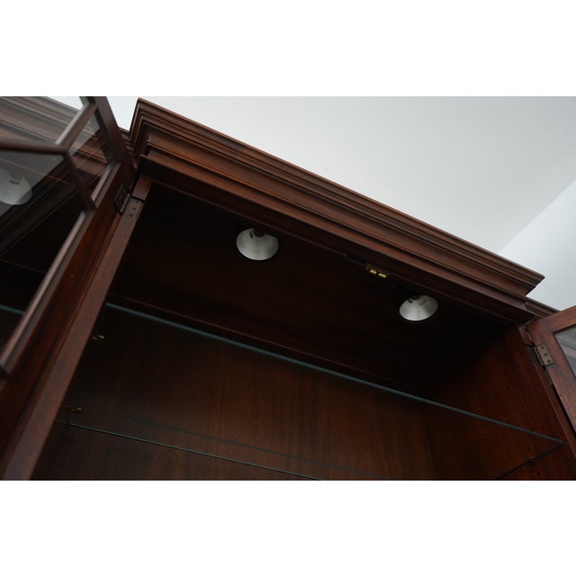 Henkel Harris Henkel Harris Model 2365 Mahogany London Breakfront For Sale - Image 4 of 18