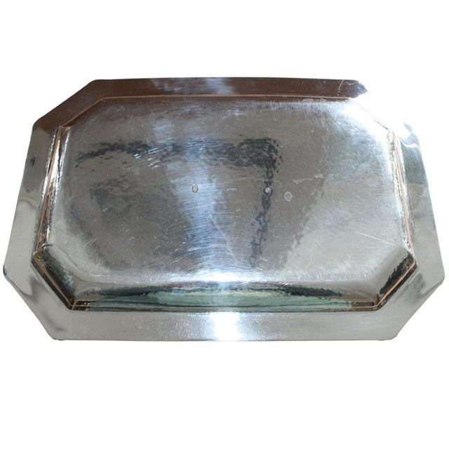 Antique Art Deco Silver Tea Service by Laurits Berth, Set of 4 For Sale - Image 12 of 16