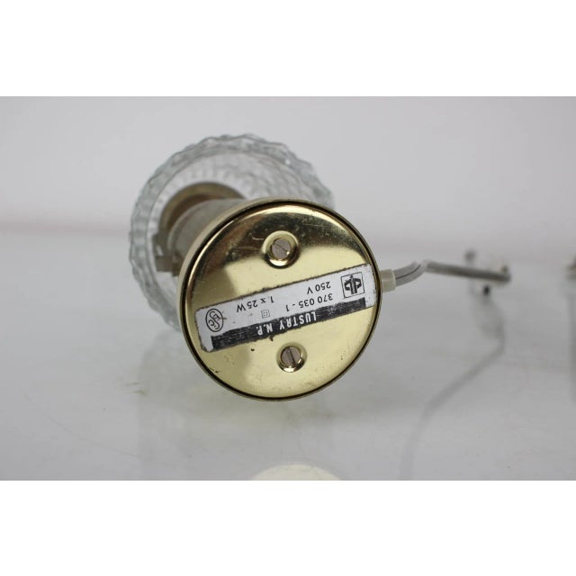 Metal Mid-Century Gold Table Lamps by Kamenický Šenov, 1970s, Set of 2 For Sale - Image 7 of 10